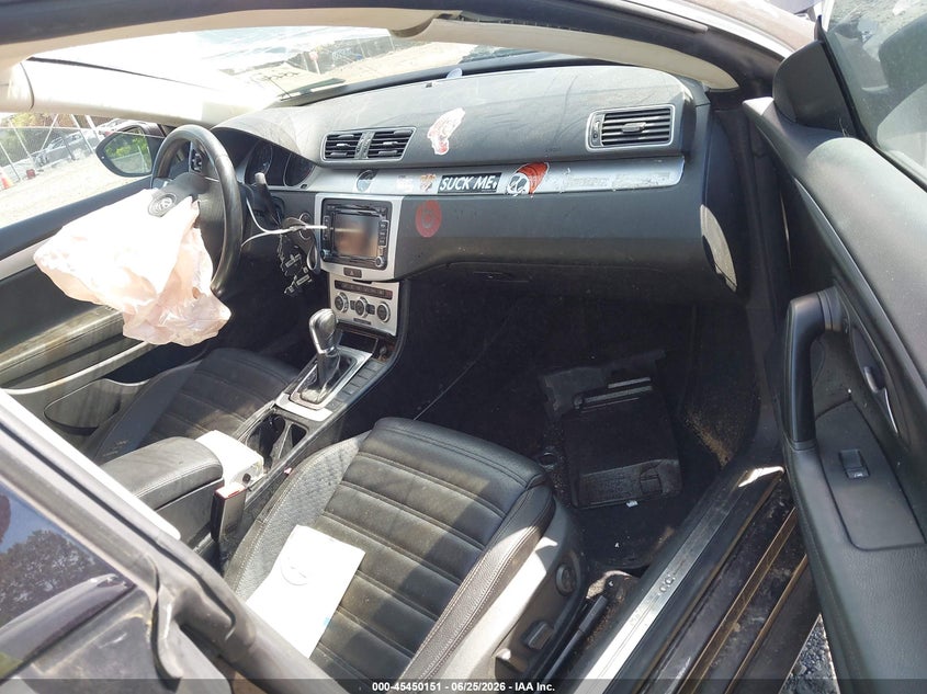 2013 Volkswagen Passat cc VIN WVWBP7ANXDE519766 IAAI salvage auction — FRONT END, Salvage Title, sold $250 on 2026-08-19 (photo 5)