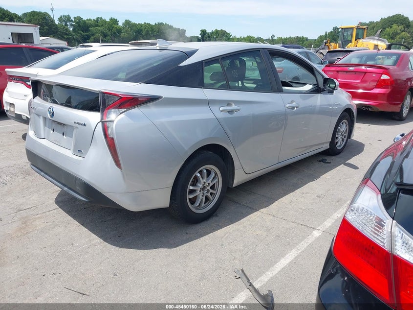 2017 Toyota Prius VIN JTDKARFUXH3540292 IAAI salvage auction — NORMAL WEAR, Clear-Dealer Only (North Carolina), sold $3,825 on 2026-07-29 (photo 4)