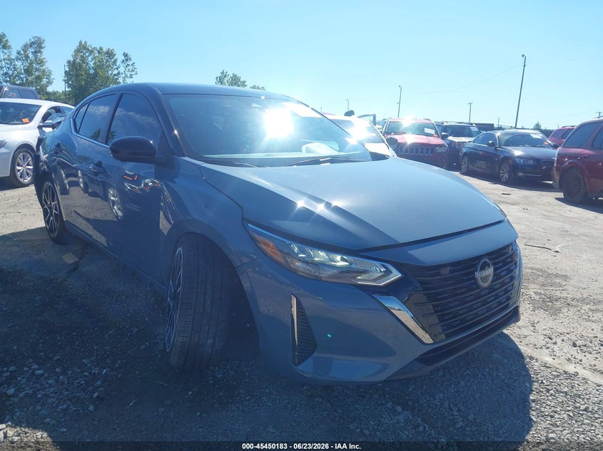 2025 Nissan Sentra VIN 3N1AB8DV8SY230447 IAAI salvage auction — REAR END, Salvage Title, sold $5,800 on 2026-07-17 (photo 1)