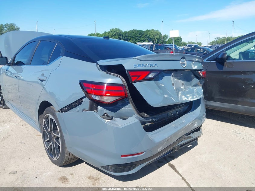 2025 Nissan Sentra VIN 3N1AB8DV8SY230447 IAAI salvage auction — REAR END, Salvage Title, sold $5,800 on 2026-07-17 (photo 6)