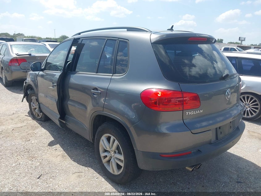 2016 Volkswagen Tiguan VIN WVGAV7AX5GW516609 IAAI salvage auction — NORMAL WEAR, Original (Texas), sold $925 on 2026-07-08 (photo 3)