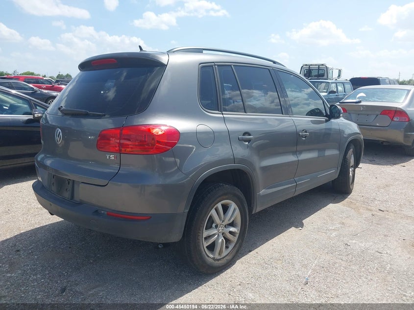 2016 Volkswagen Tiguan VIN WVGAV7AX5GW516609 IAAI salvage auction — NORMAL WEAR, Original (Texas), sold $925 on 2026-07-08 (photo 4)
