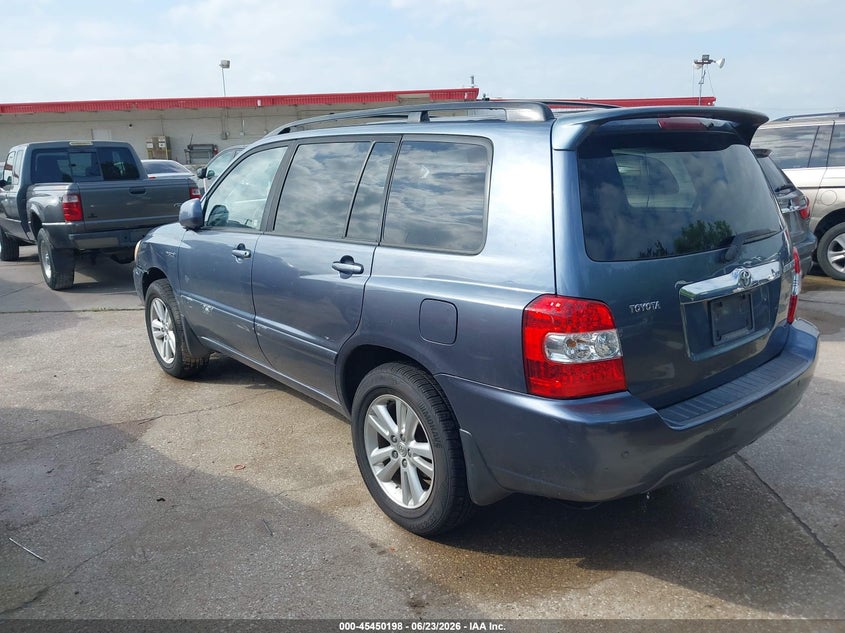 2006 Toyota Highlander hybrid VIN JTEDW21A660011950 IAAI salvage auction — NORMAL WEAR, Original (Texas), sold $825 on 2026-07-27 (photo 3)