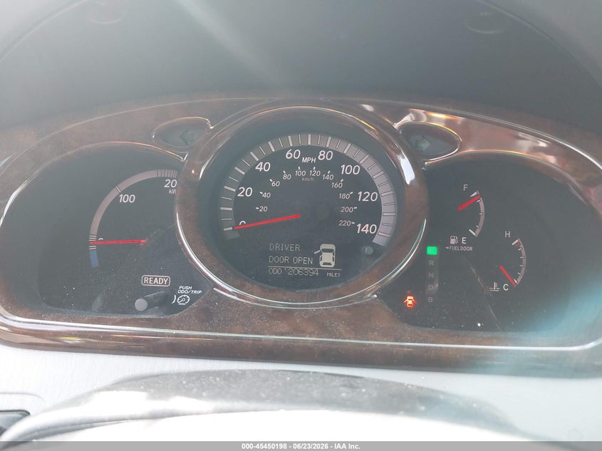 2006 Toyota Highlander hybrid VIN JTEDW21A660011950 IAAI salvage auction — NORMAL WEAR, Original (Texas), sold $825 on 2026-07-27 (photo 7)