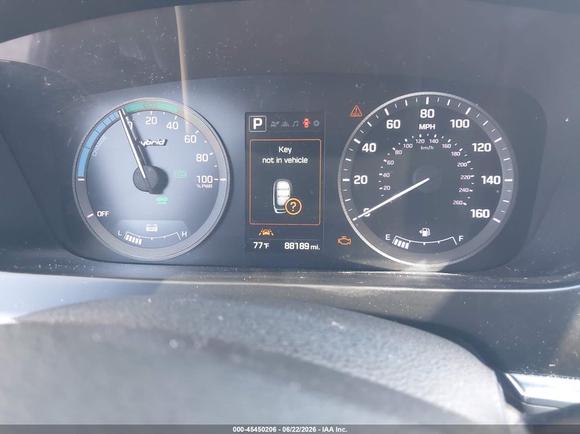 2016 Hyundai Sonata VIN KMHE24L14GA011451 IAAI salvage auction — NORMAL WEAR, Clear - Dealer Only (California), sold $1,125 on 2026-07-20 (photo 7)