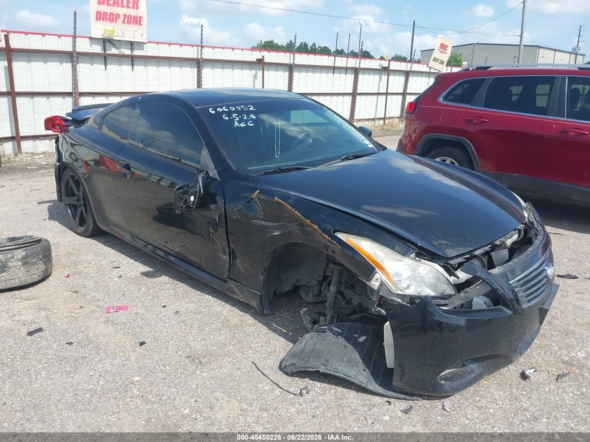 2008 Infiniti G37 VIN JNKCV64E58M125733 IAAI salvage auction — NORMAL WEAR, Original (Texas), sold $1,575 on 2026-07-15 (photo 1)