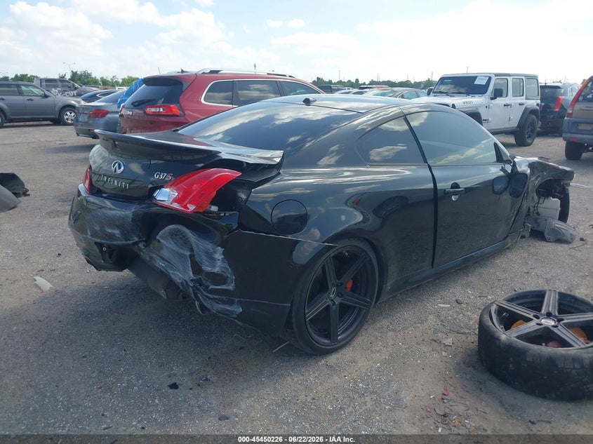2008 Infiniti G37 VIN JNKCV64E58M125733 IAAI salvage auction — NORMAL WEAR, Original (Texas), sold $1,575 on 2026-07-15 (photo 4)