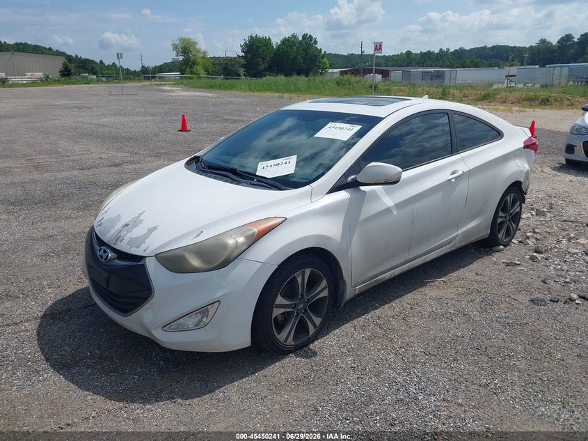 2013 Hyundai Elantra VIN KMHDH6AEXDU009211 IAAI salvage auction — NORMAL WEAR, Clear (Alabama), sold $250 on 2026-07-22 (photo 2)