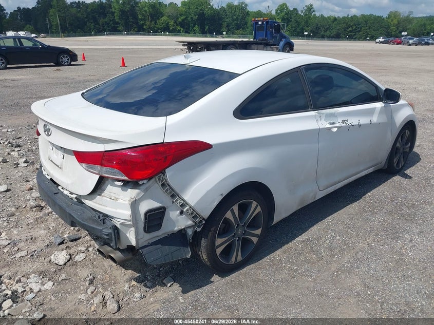 2013 Hyundai Elantra VIN KMHDH6AEXDU009211 IAAI salvage auction — NORMAL WEAR, Clear (Alabama), sold $250 on 2026-07-22 (photo 4)