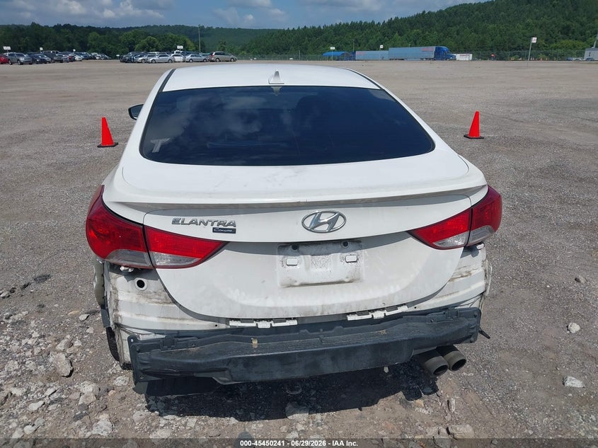 2013 Hyundai Elantra VIN KMHDH6AEXDU009211 IAAI salvage auction — NORMAL WEAR, Clear (Alabama), sold $250 on 2026-07-22 (photo 6)
