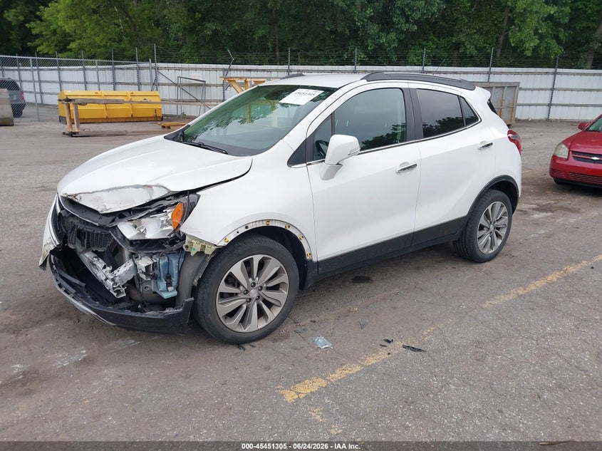 2017 Buick Encore VIN KL4CJASB0HB197101 IAAI salvage auction — FRONT END, Clear (Michigan), sold $525 on 2026-07-27 (photo 2)