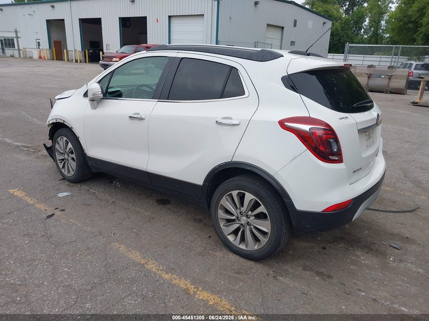 2017 Buick Encore VIN KL4CJASB0HB197101 IAAI salvage auction — FRONT END, Clear (Michigan), sold $525 on 2026-07-27 (photo 3)