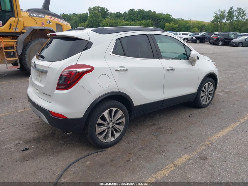 2017 Buick Encore VIN KL4CJASB0HB197101 IAAI salvage auction — FRONT END, Clear (Michigan), sold $525 on 2026-07-27 (photo 4)