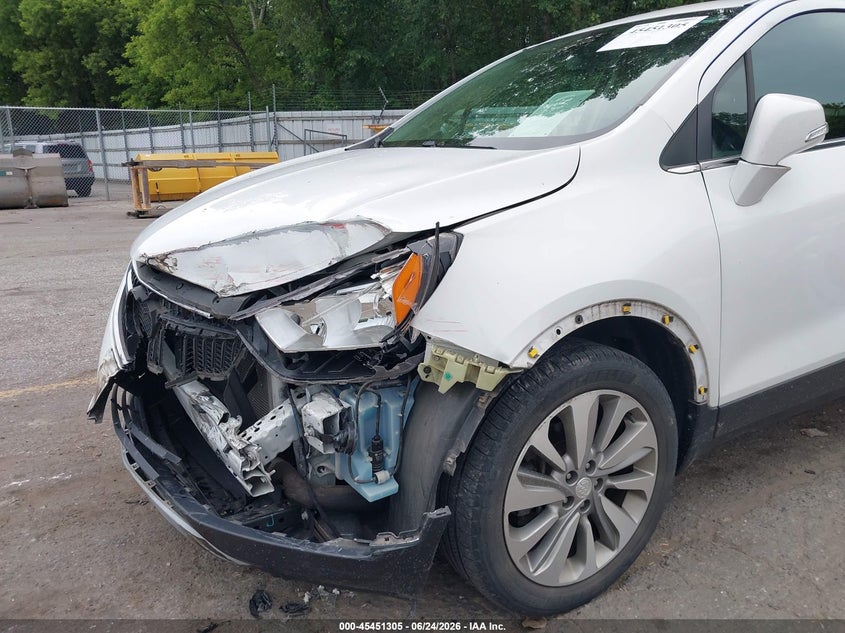 2017 Buick Encore VIN KL4CJASB0HB197101 IAAI salvage auction — FRONT END, Clear (Michigan), sold $525 on 2026-07-27 (photo 6)