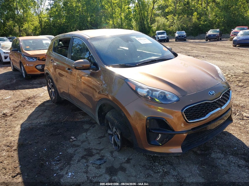 2021 Kia Sportage VIN KNDPM3AC2M7924479 IAAI salvage auction — THEFT, Salvage Title, sold $2,450 on 2026-07-28 (photo 1)