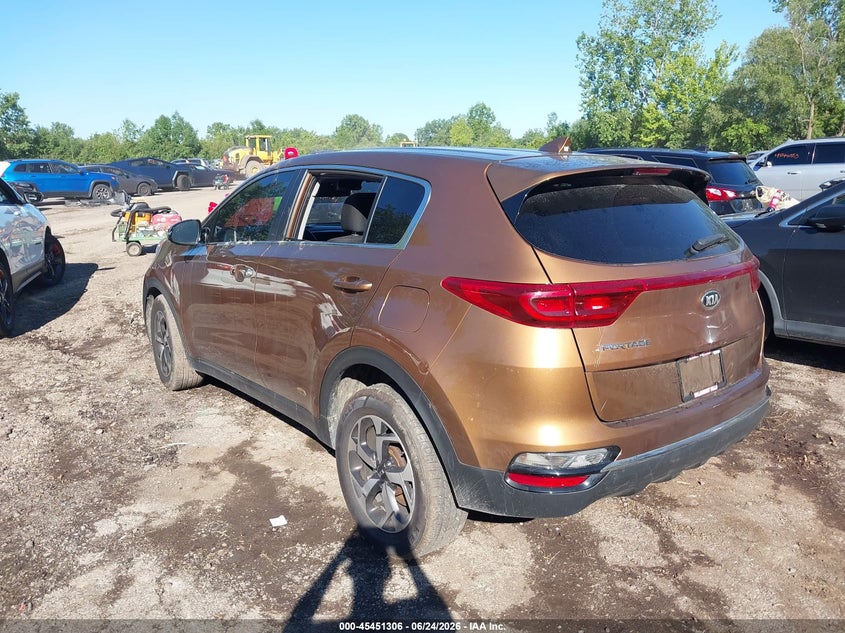 2021 Kia Sportage VIN KNDPM3AC2M7924479 IAAI salvage auction — THEFT, Salvage Title, sold $2,450 on 2026-07-28 (photo 3)