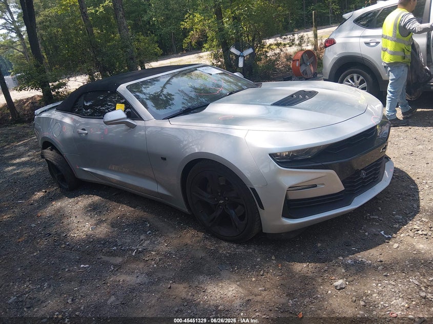 2019 Chevrolet Camaro VIN 1G1FH3D78K0137386 IAAI salvage auction — REAR END, Salvage (Virginia), sold $11,600 on 2026-08-01 (photo 1)