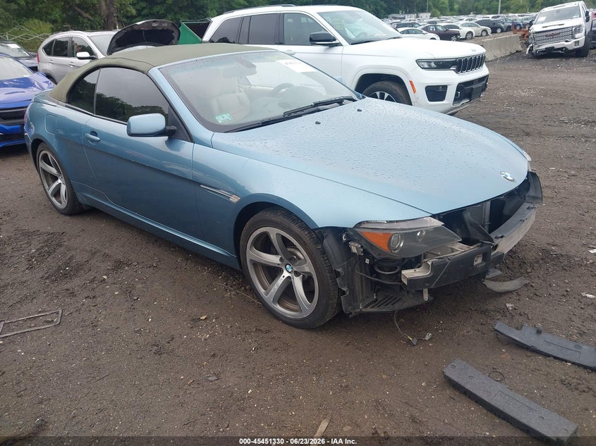 2005 BMW 6 series VIN WBAEK73445B325542 IAAI salvage auction — FRONT END, Mv-907A (New York), sold $475 on 2026-07-21 (photo 1)