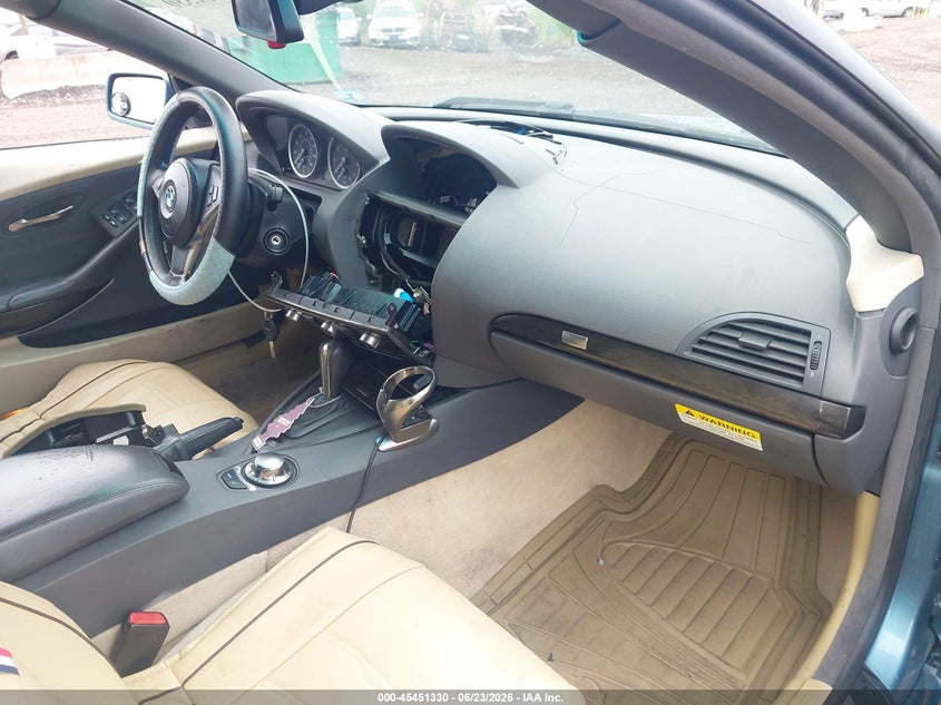 2005 BMW 6 series VIN WBAEK73445B325542 IAAI salvage auction — FRONT END, Mv-907A (New York), sold $475 on 2026-07-21 (photo 5)
