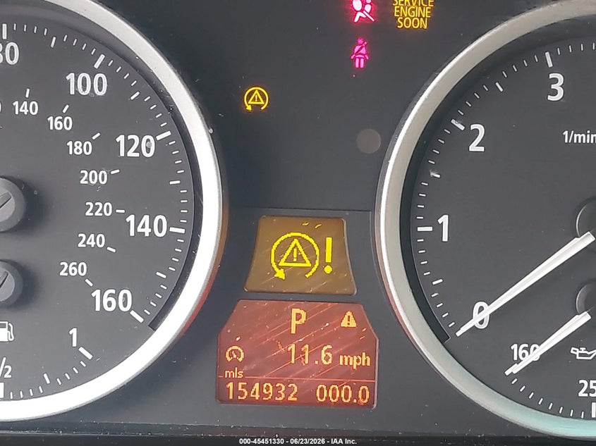 2005 BMW 6 series VIN WBAEK73445B325542 IAAI salvage auction — FRONT END, Mv-907A (New York), sold $475 on 2026-07-21 (photo 7)