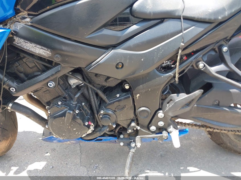 2018 Suzuki Gsx-s VIN JS1C533B1J2101237 IAAI salvage auction — FRONT END, Salvage (Georgia), sold $1,100 on 2026-07-29 (photo 9)