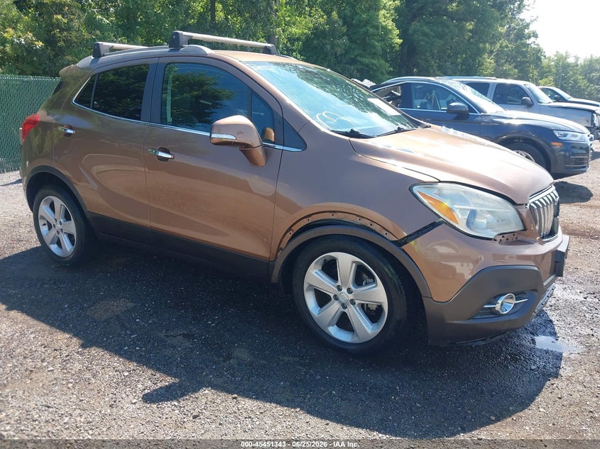 2016 Buick Encore VIN KL4CJBSB4GB562979 IAAI salvage auction — RIGHT FRONT, Salvage - 75% Or Less (Maryland), sold $1,675 on 2026-07-15 (photo 1)