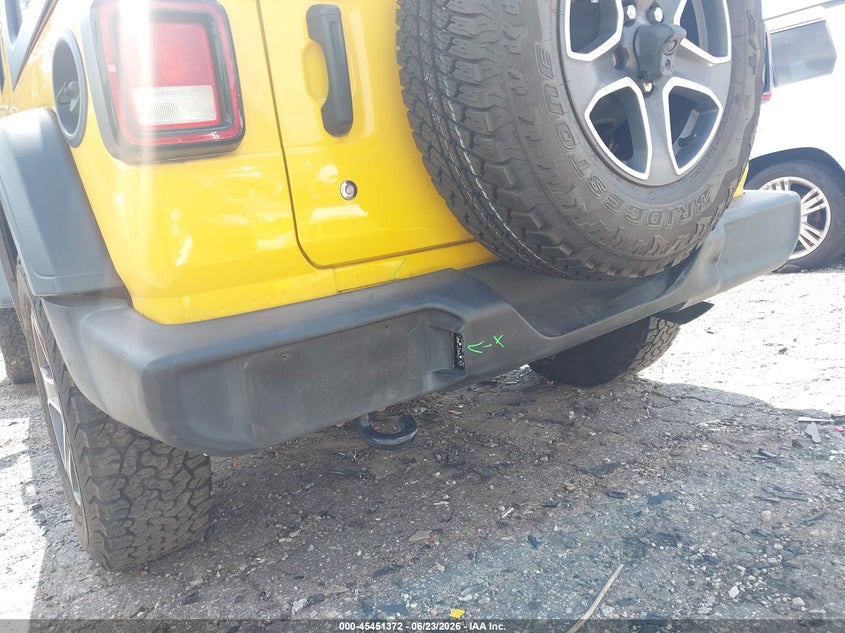 2020 Jeep Wrangler / VIN 1C4HJXDN2LW135416 IAAI salvage auction — REAR END, Salvage Title, sold $7,500 on 2026-07-29 (photo 6)