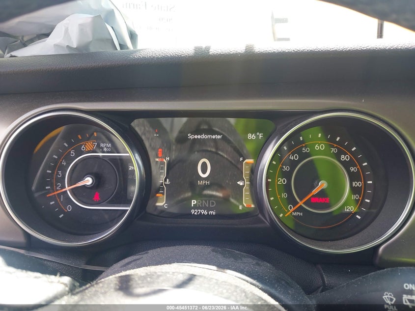 2020 Jeep Wrangler / VIN 1C4HJXDN2LW135416 IAAI salvage auction — REAR END, Salvage Title, sold $7,500 on 2026-07-29 (photo 7)