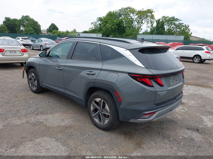 2025 Hyundai Tucson VIN 5NMJBCDE3SH517298 IAAI salvage auction — FRONT END, Salvage Title, sold $9,750 on 2026-07-31 (photo 3)