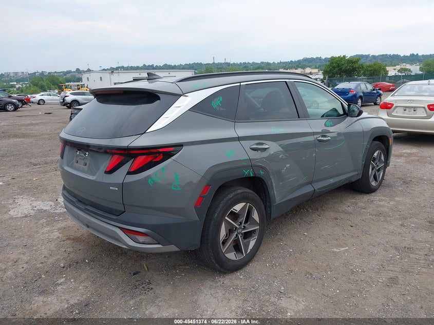 2025 Hyundai Tucson VIN 5NMJBCDE3SH517298 IAAI salvage auction — FRONT END, Salvage Title, sold $9,750 on 2026-07-31 (photo 4)