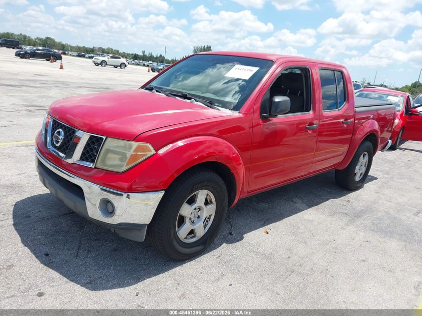 2005 Nissan Navara (frontier) VIN 1N6AD07U95C447088 IAAI salvage auction — NORMAL WEAR, Clear (Florida), sold $1,400 on 2026-07-09 (photo 2)
