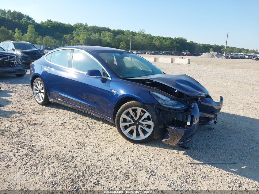 2017 Tesla Model 3 VIN 5YJ3E1EA1HF001029 IAAI salvage auction — FRONT END, Salvage Title, sold $3,500 on 2026-07-30 (photo 1)