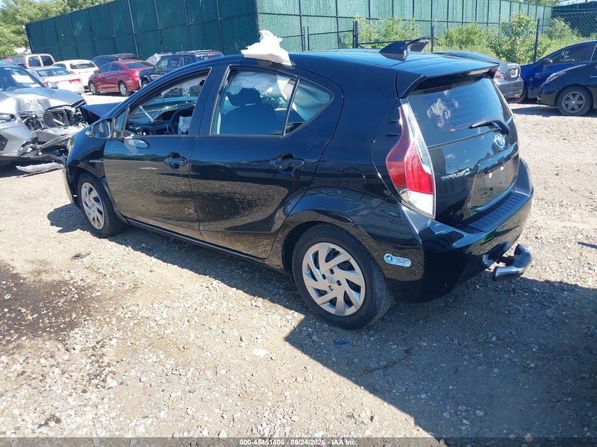 2015 Toyota Prius c VIN JTDKDTB37F1582591 IAAI salvage auction — FRONT END, Mv-907A (New York), sold $575 on 2026-07-28 (photo 3)