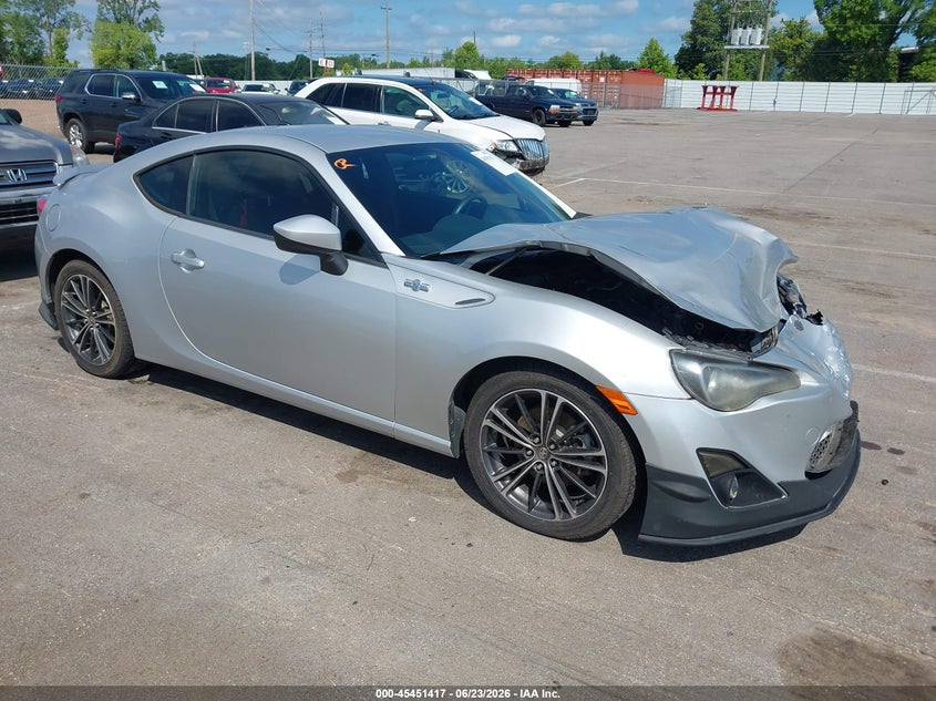 2013 Scion Fr-s VIN JF1ZNAA19D1719338 IAAI salvage auction — FRONT END, Salvage Title, sold $900 on 2026-07-18 (photo 1)