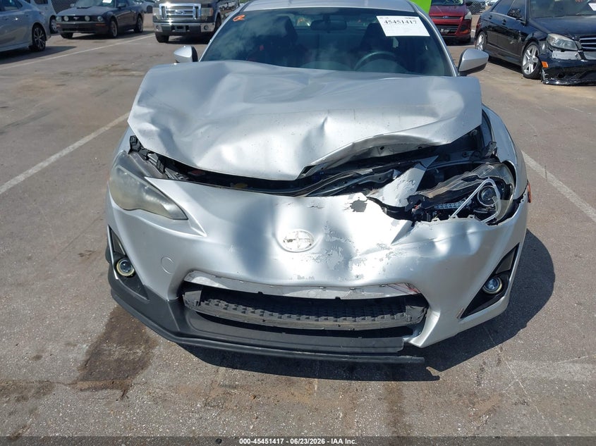2013 Scion Fr-s VIN JF1ZNAA19D1719338 IAAI salvage auction — FRONT END, Salvage Title, sold $900 on 2026-07-18 (photo 6)
