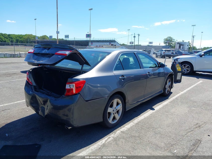 2013 Toyota Camry VIN 4T1BF1FK4DU223402 IAAI salvage auction — REAR END, Salvage (New Jersey), sold $2,350 on 2026-07-31 (photo 4)