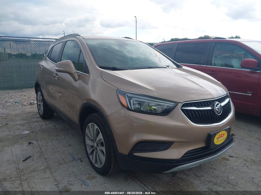 2019 Buick Encore VIN KL4CJESB8KB759311 IAAI salvage auction — HAIL, Salvage Title, sold $75 on 2026-07-21 (photo 1)