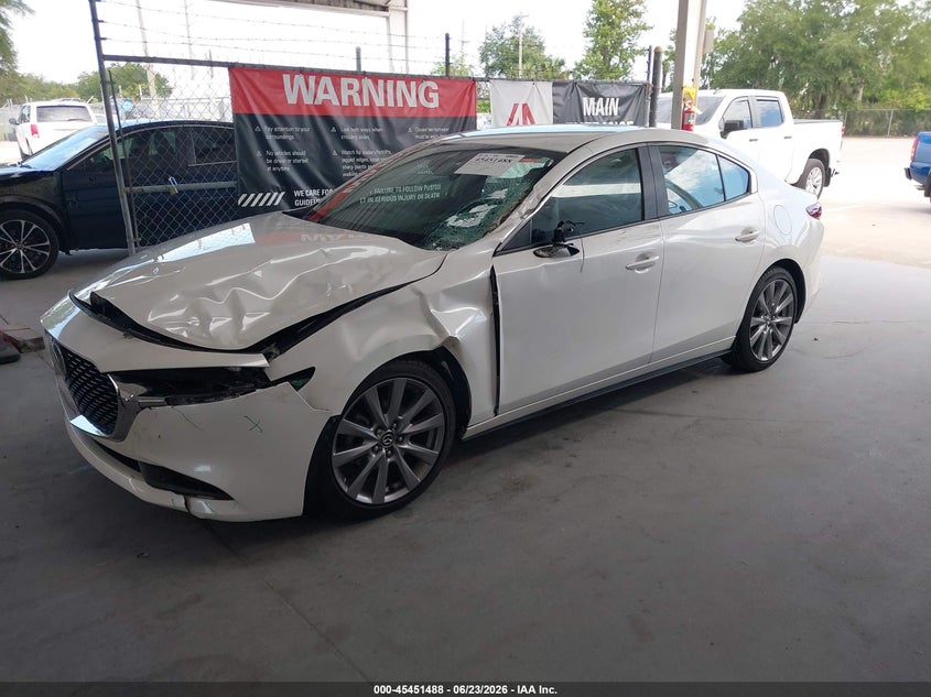 2020 Mazda 3 VIN 3MZBPACL7LM115936 IAAI salvage auction — SIDE, Salvage Title, sold $3,000 on 2026-07-25 (photo 2)