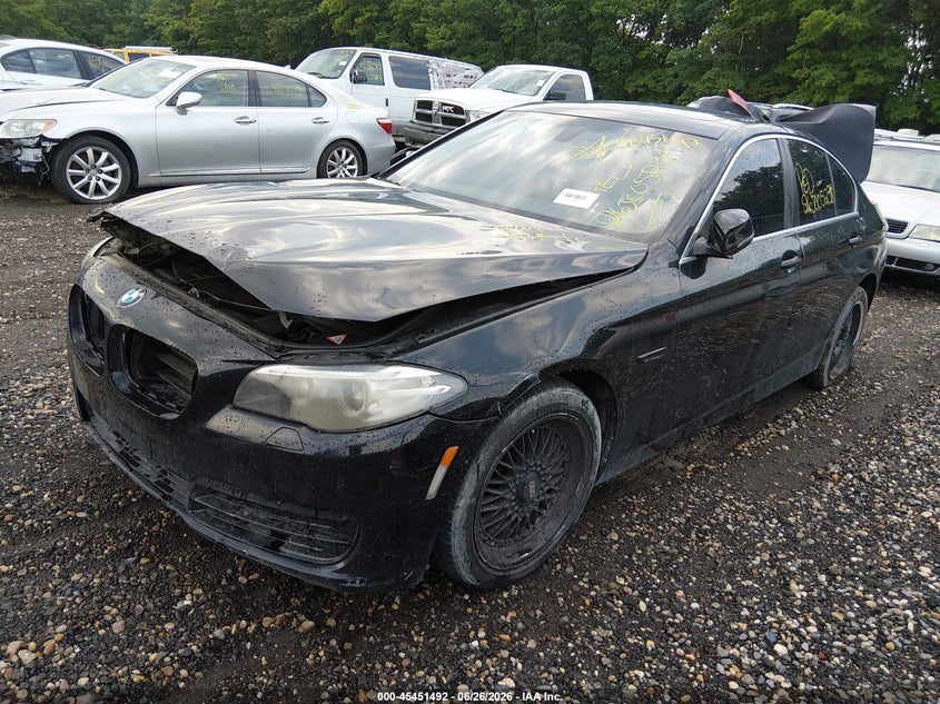 2014 BMW 5er VIN WBA5A7C54ED613271 IAAI salvage auction — FRONT & REAR, Bill Of Sale (New York), sold $700 on 2026-07-14 (photo 2)