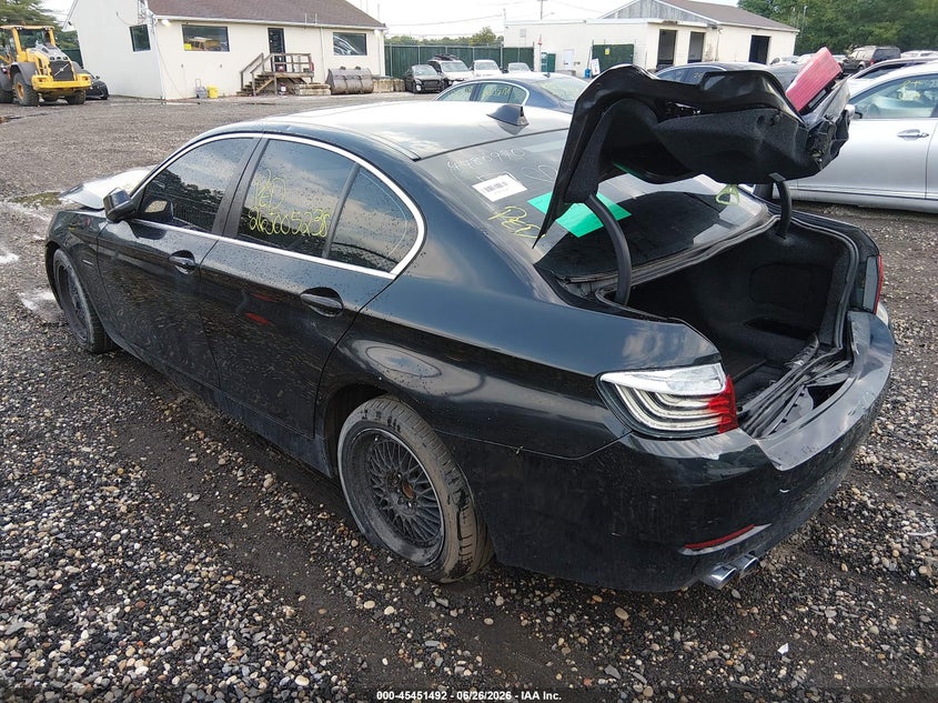 2014 BMW 5er VIN WBA5A7C54ED613271 IAAI salvage auction — FRONT & REAR, Bill Of Sale (New York), sold $700 on 2026-07-14 (photo 3)