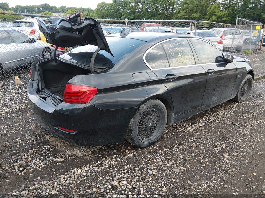 2014 BMW 5er VIN WBA5A7C54ED613271 IAAI salvage auction — FRONT & REAR, Bill Of Sale (New York), sold $700 on 2026-07-14 (photo 4)