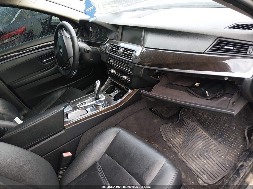 2014 BMW 5er VIN WBA5A7C54ED613271 IAAI salvage auction — FRONT & REAR, Bill Of Sale (New York), sold $700 on 2026-07-14 (photo 5)