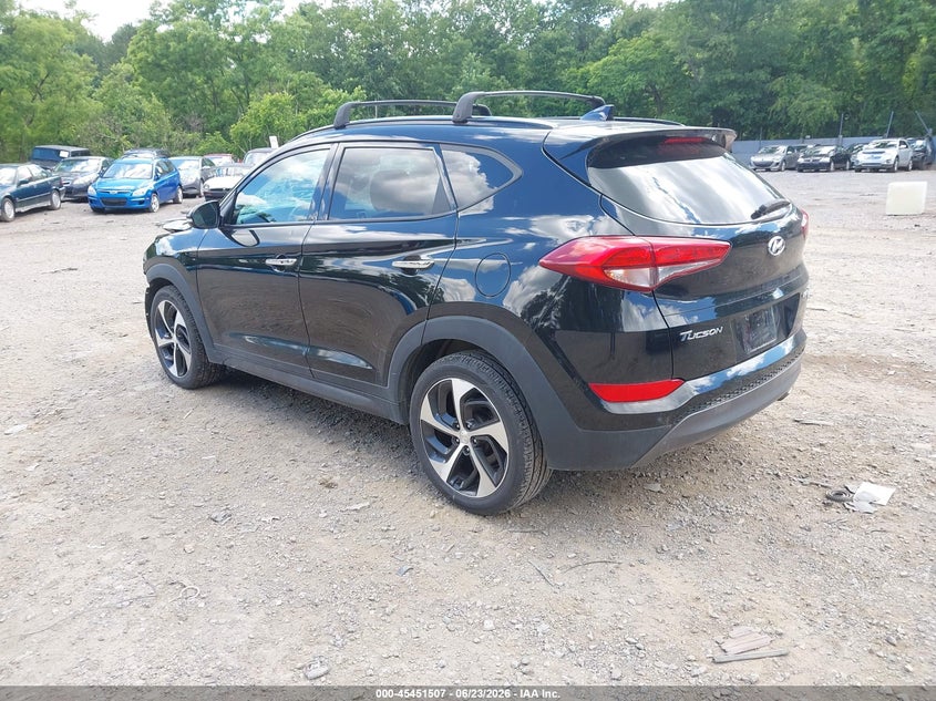 2016 Hyundai Tucson VIN KM8J3CA23GU085167 IAAI salvage auction — FRONT END, Salvage (Pennsylvania), sold $3,050 on 2026-07-07 (photo 3)