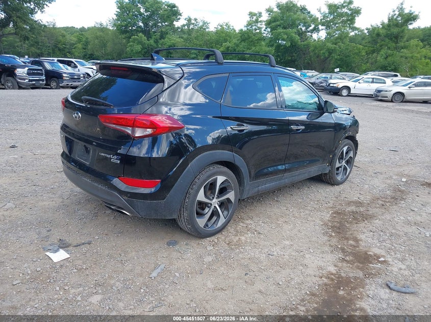 2016 Hyundai Tucson VIN KM8J3CA23GU085167 IAAI salvage auction — FRONT END, Salvage (Pennsylvania), sold $3,050 on 2026-07-07 (photo 4)
