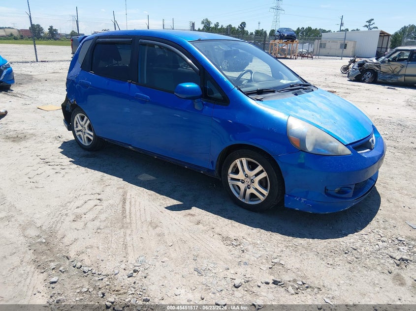 2008 Honda Fit VIN JHMGD38678S022427 IAAI salvage auction — FRONT & REAR, Bill Of Sale (Georgia), sold $225 on 2026-07-24 (photo 1)