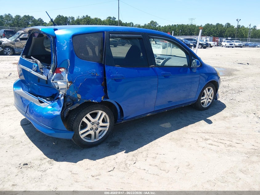2008 Honda Fit VIN JHMGD38678S022427 IAAI salvage auction — FRONT & REAR, Bill Of Sale (Georgia), sold $225 on 2026-07-24 (photo 4)