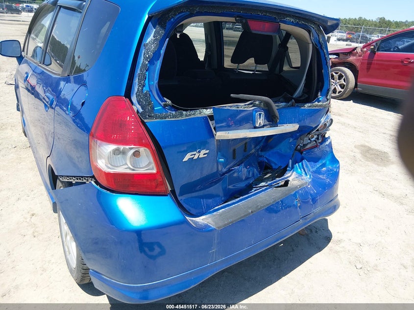 2008 Honda Fit VIN JHMGD38678S022427 IAAI salvage auction — FRONT & REAR, Bill Of Sale (Georgia), sold $225 on 2026-07-24 (photo 6)