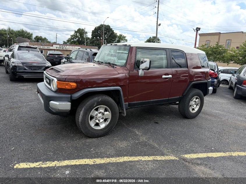 2008 Toyota Fj cruiser VIN JTEBU11F68K030590 IAAI salvage auction — NORMAL WEAR, Clear (Illinois), sold $2,600 on 2026-07-29 (photo 2)
