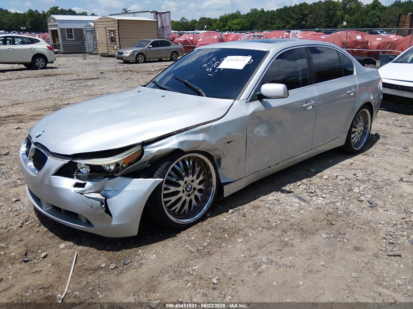 2004 BMW 5 series VIN WBANA73594B063690 IAAI salvage auction — LEFT SIDE, Salvage (Georgia), sold $450 on 2026-07-31 (photo 2)