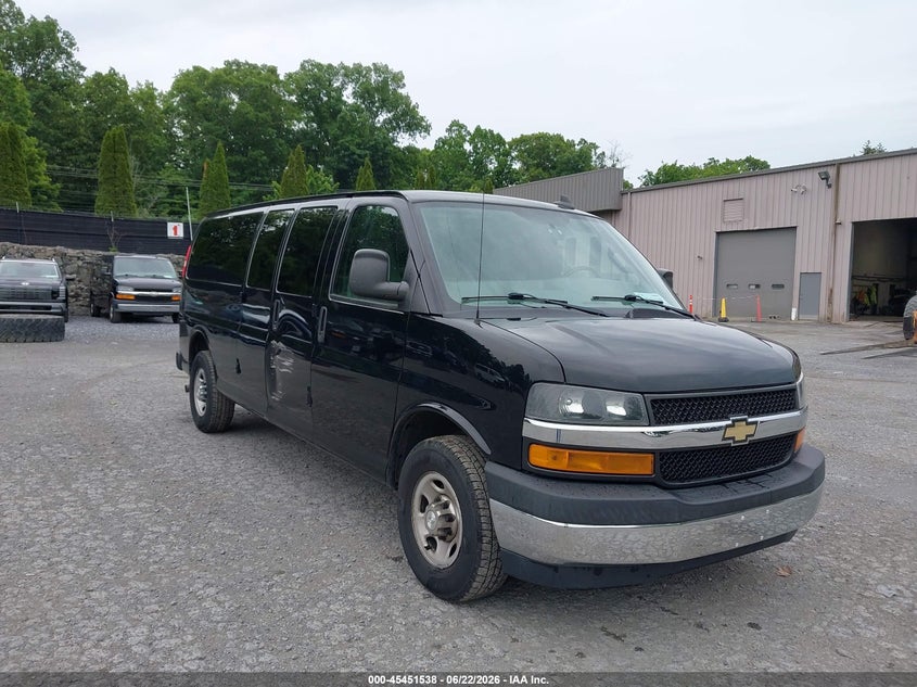 2018 Chevrolet Express 3500 VIN 1GAZGPFG7J1243129 IAAI salvage auction — NORMAL WEAR, Sf97 (New York), sold $13,300 on 2026-07-23 (photo 1)